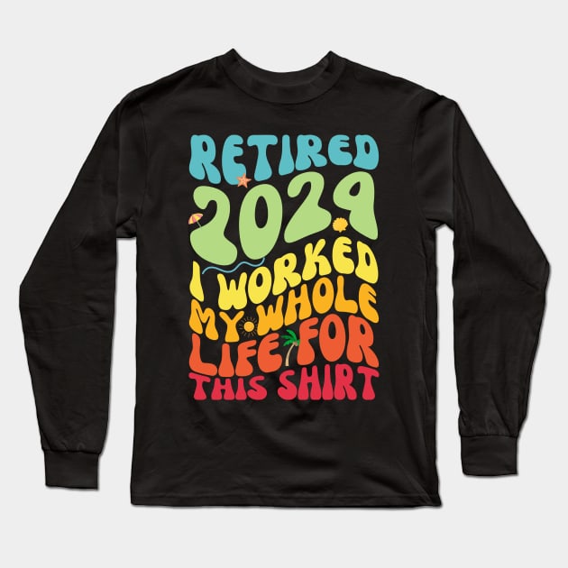 Retired 2024: Summer Shades for Men & Women Long Sleeve T-Shirt by Orth